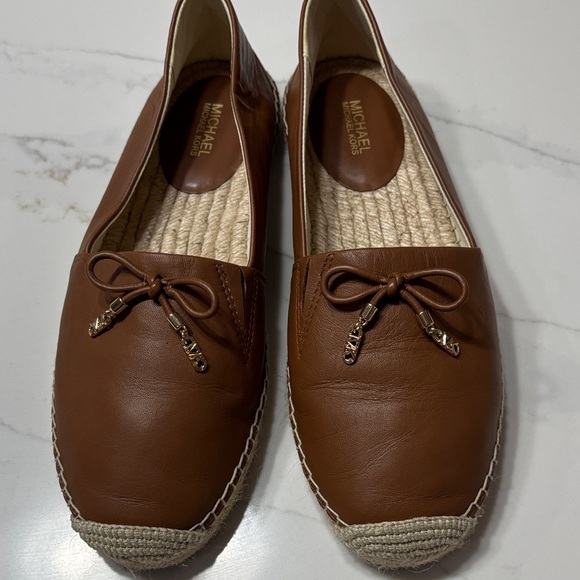 MICHAEL Michael Kors Brown Leather Espadrilles - Picture 3 of 11